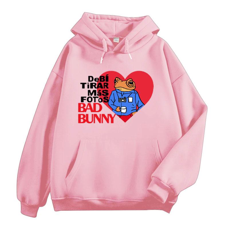 2025 DTMF Bad Bunny Printing Hoodie Debi Tirar Mas Fotos Bad Bunny Harajuku Fashion Sweatshirt Album Shirt Unisex Hoodies