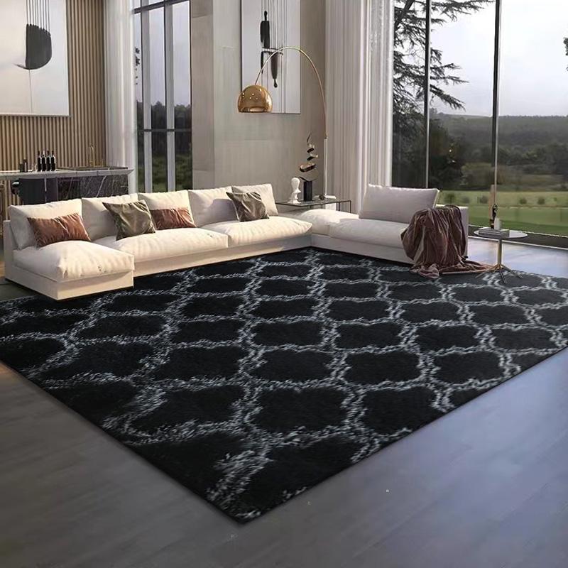 Delicate Keep Warm Home Decor Carpets For Windows And Bedsides Fluffy In The Living Room Household Plush Fashion Carpet 