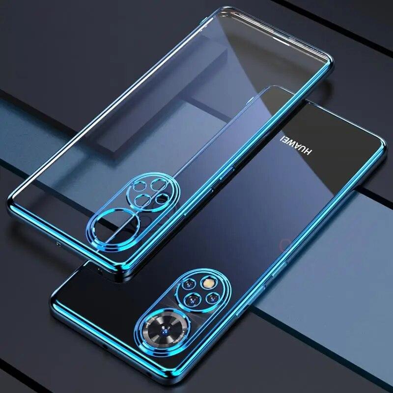 Роскошный прозрачный чехол-бампер для Huawei Honor 50 60 70 80 Pro Se 20 Nova 9, мягкий силиконовый прозрачный чехол Honor50 Nova9