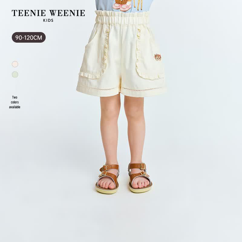 Teenie Weenie Милые кружевные прямые шорты для девочек