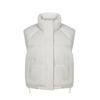 Large twill sleeveless cotton clothes, women's stand-up collar short vest distribution, physical stalls