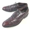Allen Edmonds McAllister Vintage Full Brogue Wingtip Shoes 9.5D 27-27.5cm Burgundy(USED)