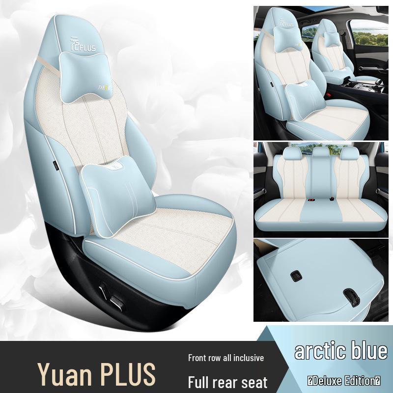 BYD Yuan PLUS All-Season Leather Seat Covers for Five-Seater Cars