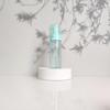 60ml Portable Transparent Green Facial Cleanser Foaming Bottle