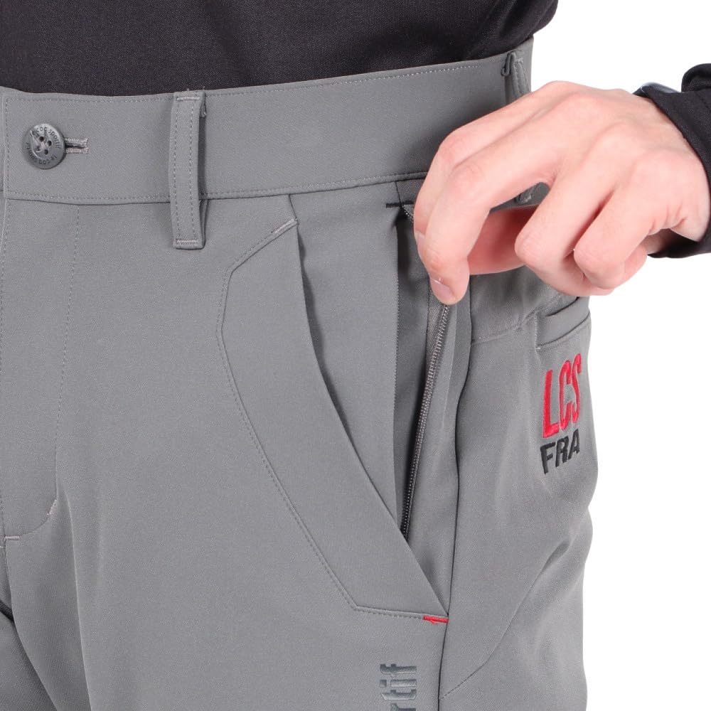 Штаны для гольфа Coq Sportif для воды, легкого дождя, плотные гольфы LG4FLP54M GY00 [Le Golf] [Stretch Forcer] Длина четверть, водоотталкивающие, совместимые, ветрозащитные, мужские