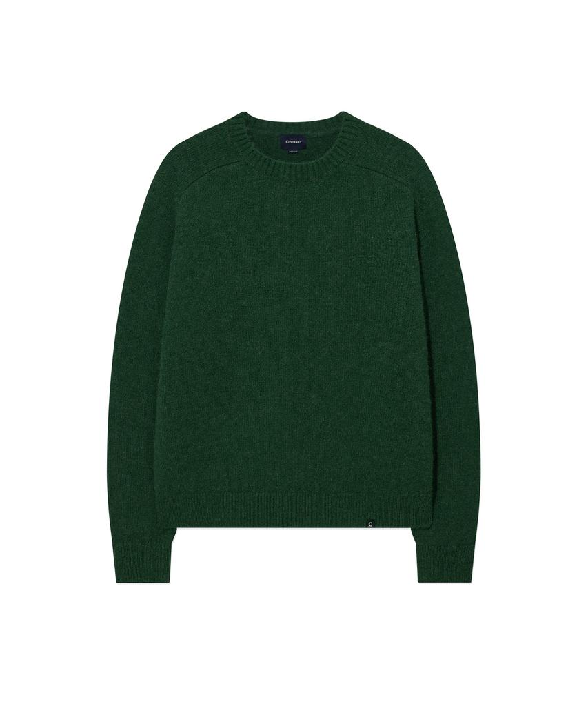 COVERNAT Hairy Raglan Knit Green