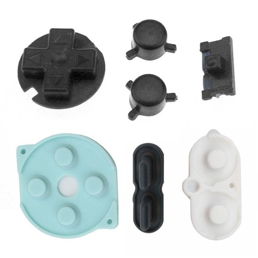 JCD For Nintend Gameboy Pocket Rubber Conductive Buttons A B D Pads Power On Off Buttons Keypads For GBP
