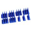 Geometric Wrench Organizer 20 Slots Modular Magnetic Wrench Rack Holder for 6mm to 38mm 1 4in to 1 1 2in Spanner Blue