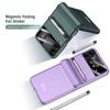 Магнитный защитный чехол для телефона с ручкой для Samsung Galaxy Z Flip3 5g Flip 3, защитное стекло для камеры, чехлы