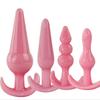 Adult Anal Bead Plugs 18-Year-Old Adult Sex Toys Unisex Silicone Anal Plugs