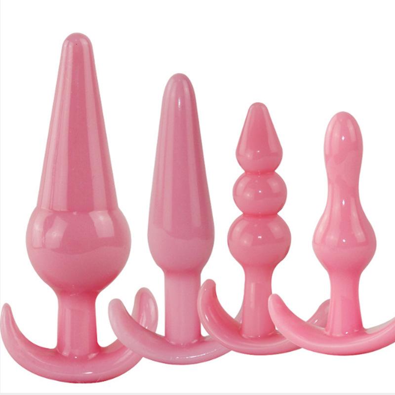 Adult Anal Bead Plugs 18-Year-Old Adult Sex Toys Unisex Silicone Anal Plugs