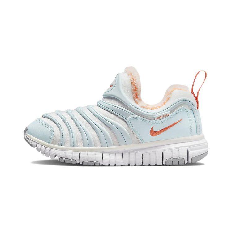 Nike Dynamo Free SE с флисовой подкладкой, удобные, легкие, низкие, детские lifestyle кроссовки, сине-серые, детские FB7176-181