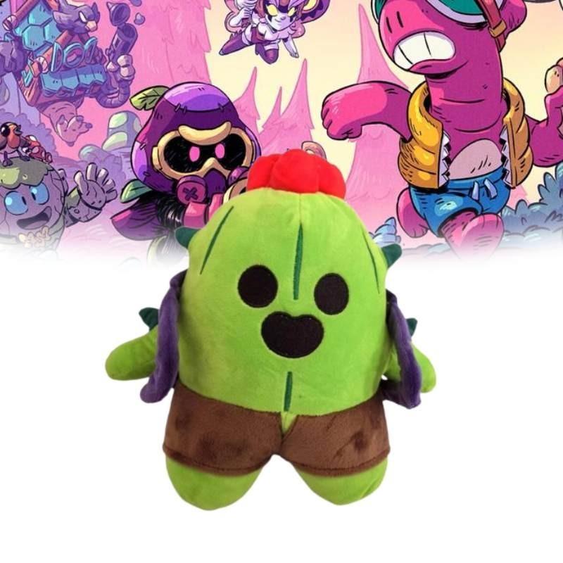 Милая мультяшная плюшевая игрушка Дикий Спайк Кукла Леон Герой Кактус Трансграничная плюшевая игрушка