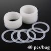 40 штук/набор, силиконовая уплотнительная прокладка, подходит для крышки банки Мейсона, обычная 2,8 дюйма/70 мм, силиконовый заменитель уплотнения, герметичный и непротекаемый