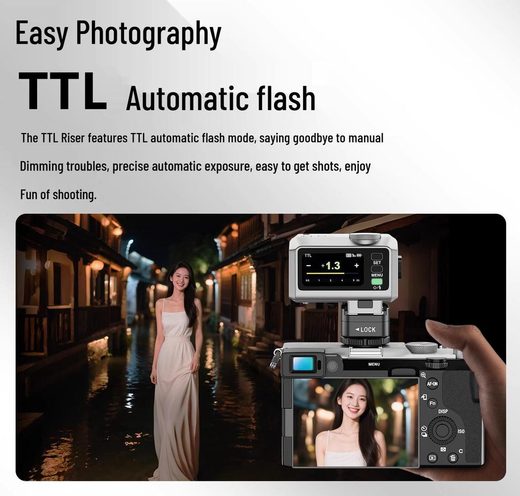IT30Pro Подъемник-основание для горячего башмака вспышки с поддержкой TTL-синхронизации для Canon/Nikon