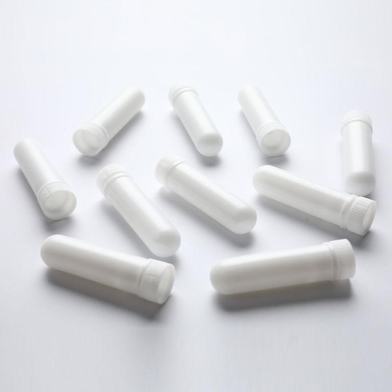 10Pcs Inhaler Stick Essential Oil Aromatherapy White Nasal Inhaler Tubes Empty