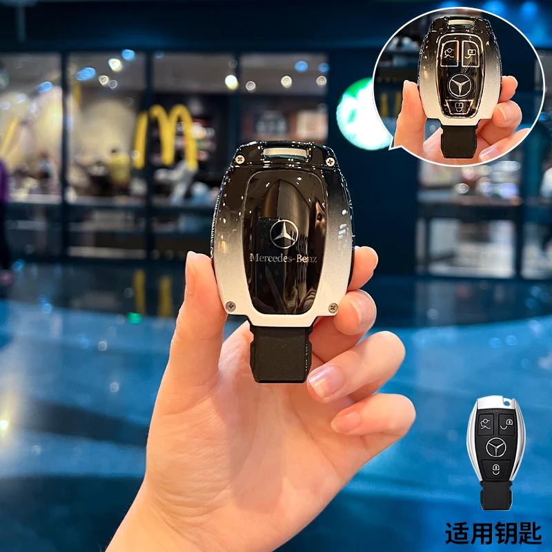REE4 car key case replacement cover 3buttons for Mercedes-Benz Key AMG MAYBACH 2016+ C-class E-class GLC300L E300l/E260/E350 A200