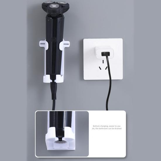 Полка для ванной комнаты многоразовая однотонная, сохраняйте порядок