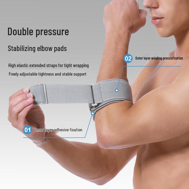Adjustable Elastic Sports Elbow Support for Basketball, Badminton, Tennis - Compression Pads for Fitness & Joint Protection