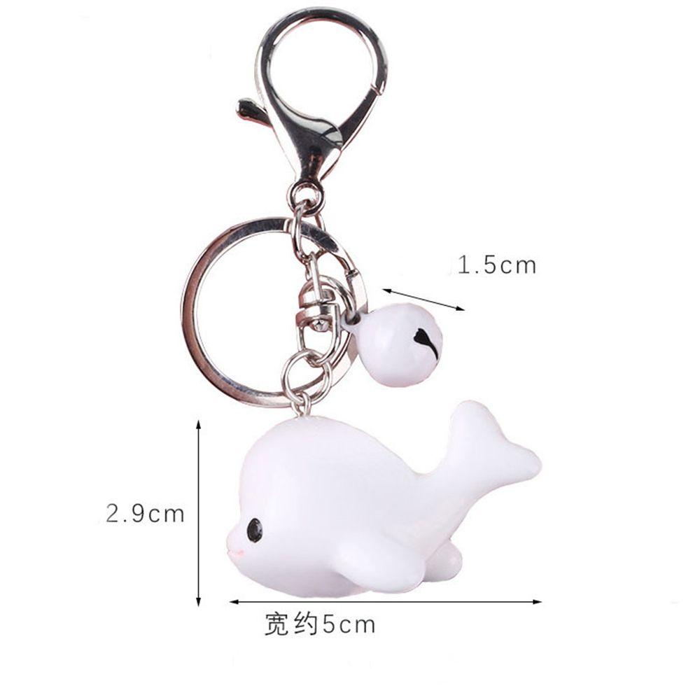 Аксессуары Подвеска для рюкзака Держатель для ключей Кулон Дельфин Синий кит Брелок Смола Кольцо для ключей от машины Подвеска для сумки