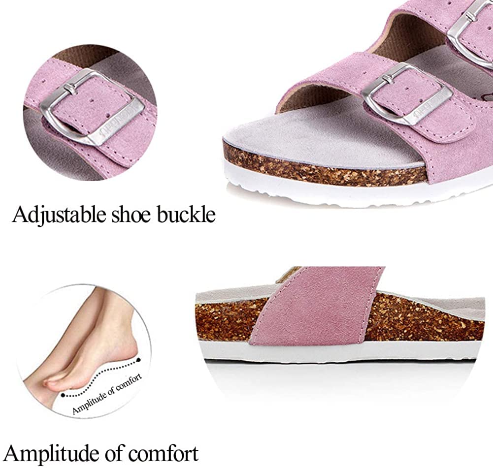 Сандалии для мужчин и модные пробковые для улицы, легко ходить см [Asifn] Женские, Сандалии, Сандалии, Кожа, Мужские, Носить, Стильные, в, Шлепанцы, Женские,