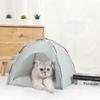 Pet Tent Bed Removable Cat Hut Accessories Clamshell For Kitten And Puppy Small Kennel Washable Semi-Enclosed  Outdoor Cattery