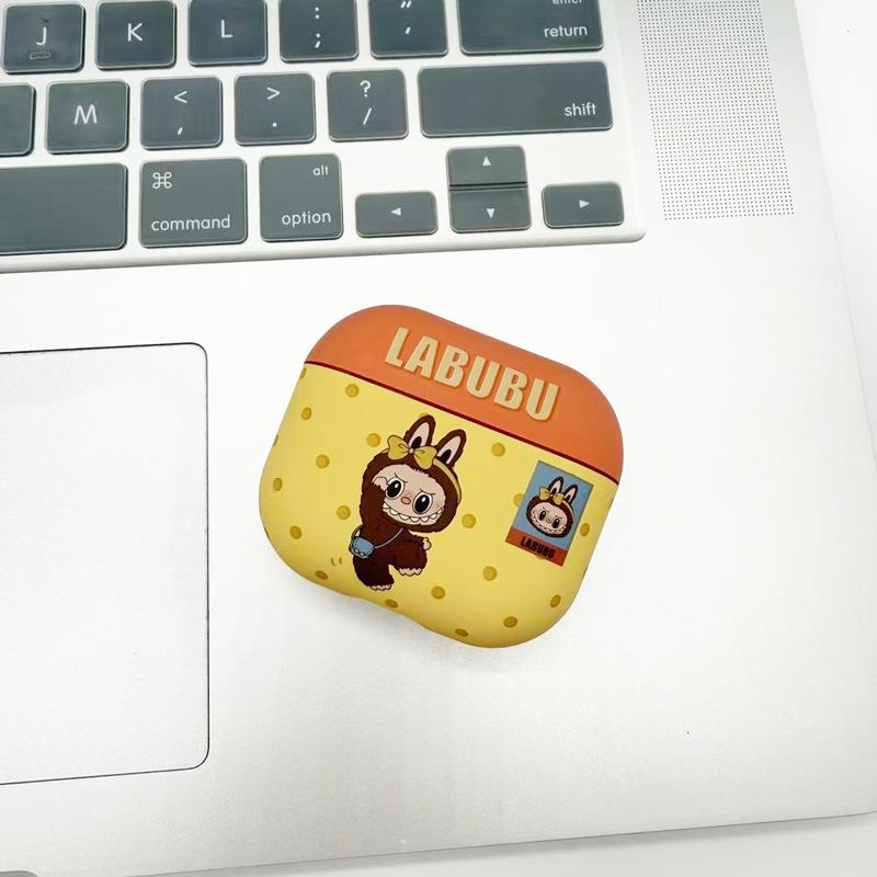 Подходящий защитный чехол для AirPods4 Pro2 Apple 3-го поколения 4-го поколения Чехол для наушников Всесторонний чехол для беспроводных Bluetooth-наушников