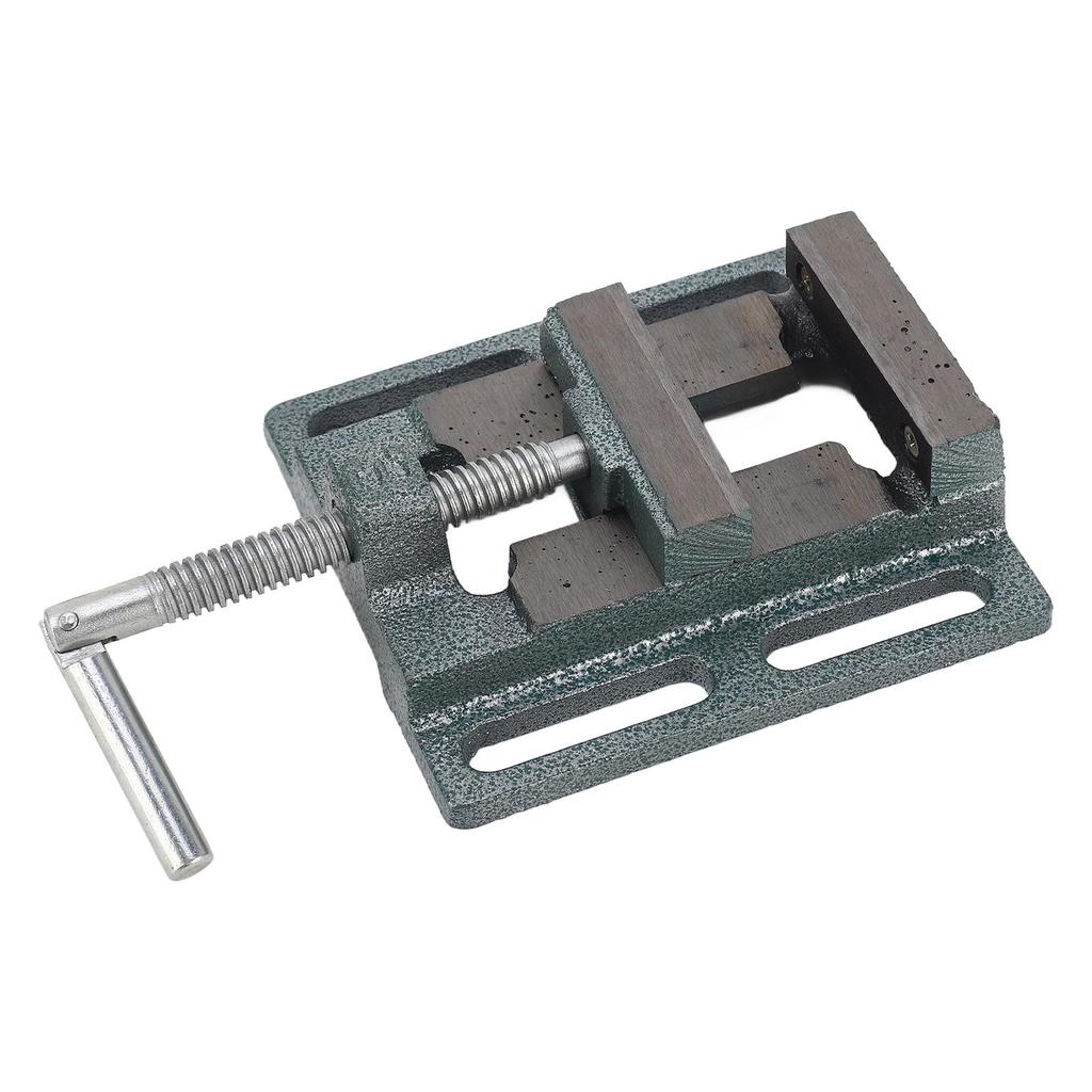 США 3-дюймовые тиски для сверлильного станка Высокоуглеродистая сталь Точные Устойчивые Сильное зажимное усилие Плоские губки Верстачные тиски для