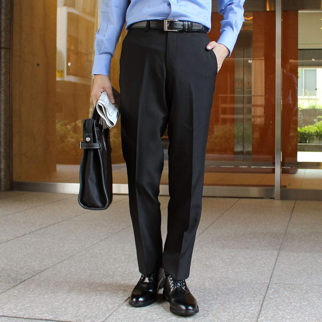 Подшитые эластичные брюки 85 [Citrus Hills] без налога (Талия (внутренний шов 73), черный)