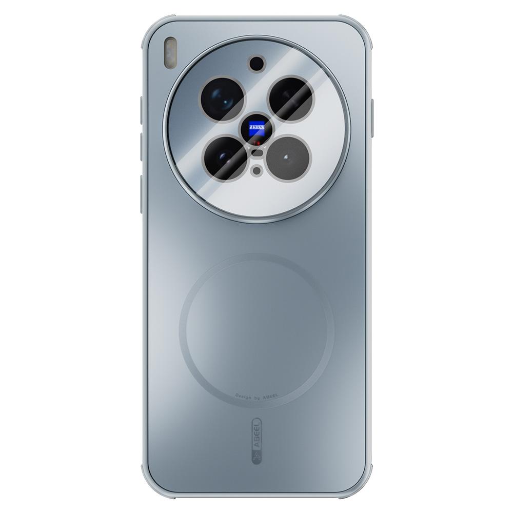 ABEEL Для vivo X300 Pro 5G Магнитный чехол ТПУ ПК Охлаждающий Матовый задний чехол для телефона с пленкой для объектива