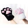 Women Girls Cute Bear Cat Paw Gloves Winter Warm Thick Fluffy Plush Cartoon Animal Anime Lolita Cosplay Mittens