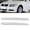 2x For 2006-2008 BMW 3 Series E90 E91 Front Hood Cover Chrome Trim Above Grille