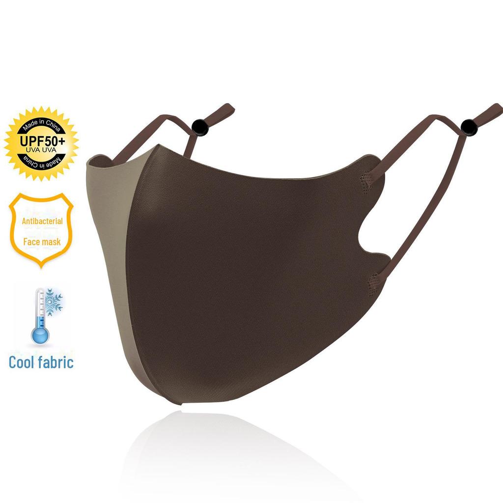 Дышащая солнцезащитная маска Ice Silk с ушными петлями и настраиваемым логотипом