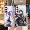 Мягкий прозрачный силиконовый чехол с рисунком аниме для Samsung A55 M35 S24 Xiaomi Redmi Note 13 Poco C65 iPhone Camera Противоударный защитный чехол