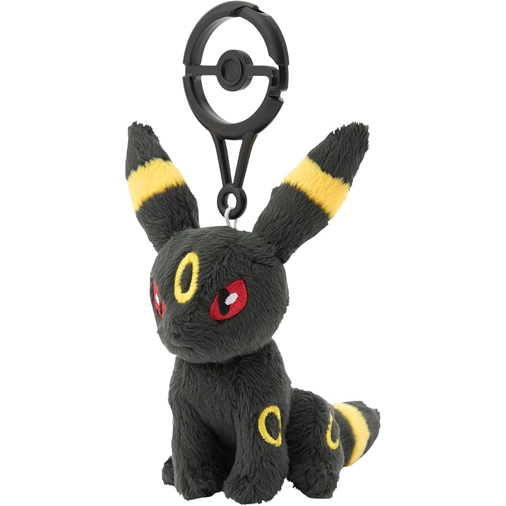 Оригинальная игрушка-брелок с карабином 'Blacky' из Pokemon Center