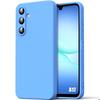 Protective Case - BOOLING - for Samsung Galaxy A17 4G/5G - Slim Liquid Silicone Anti-Scratch - Blue
