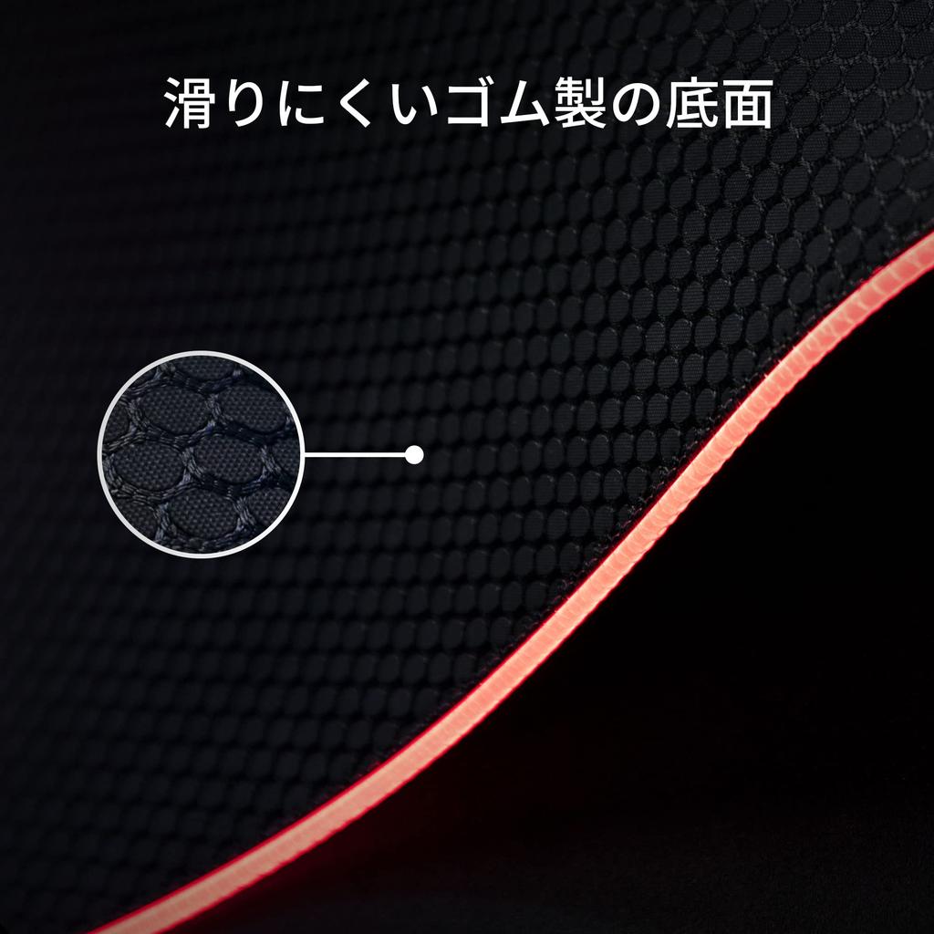 HYPERX Игровой коврик для мыши Pulsefire Mat RGB с RGB XL Настраиваемый на 2 года Черная подсветка, Размер, Ткань, Геймеры, Гарантия, 4S7T2AA,