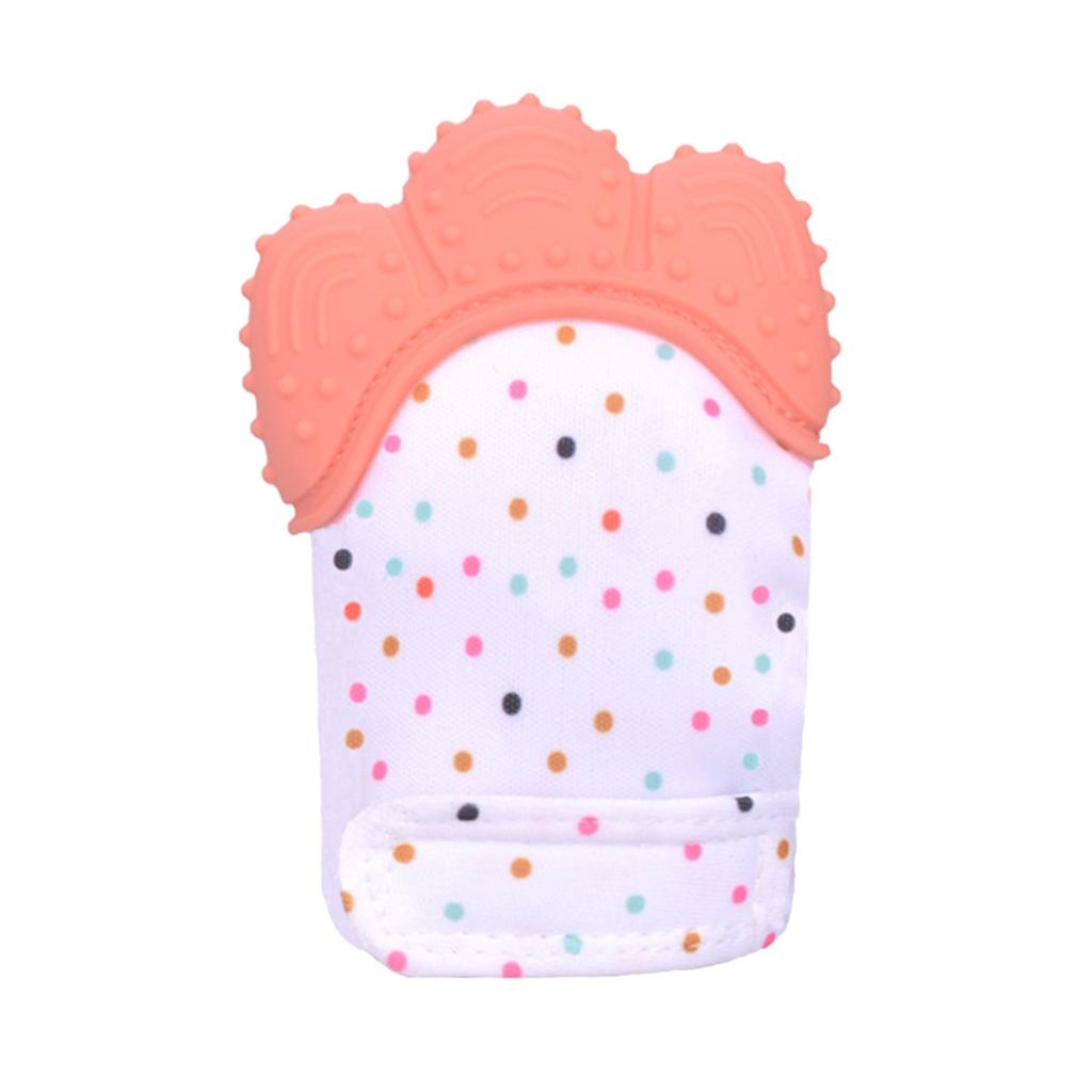 (проектор)Силиконовые детские перчатки для прорезывания зубов, детские игрушки для защиты от еды, молярные палочки, перчатки для предотвращения царапин на руках ребенка