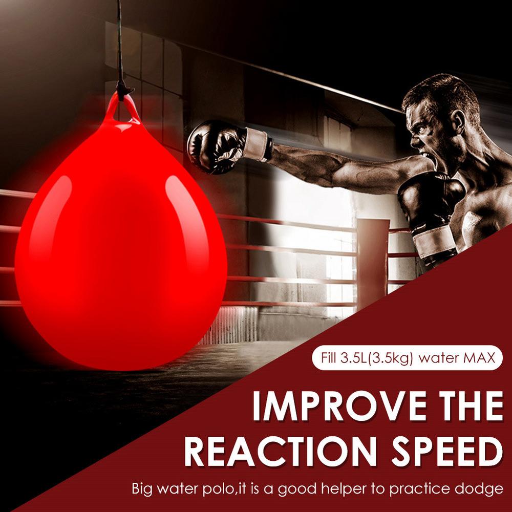 Вода Боксерский Мешок Домашний ПВХ ПУ Кожа Спорт Скорость Боксерские Мешки Фитнес Тренировочные Мячи Оборудование