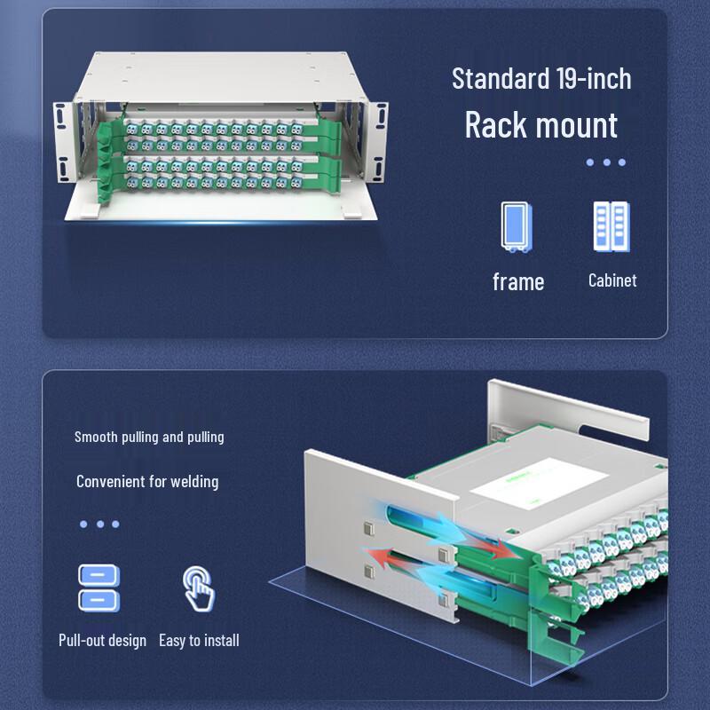 Zhongke Optoelectronics Rack-Mount ODF Fiber Optic Distribution Frame
