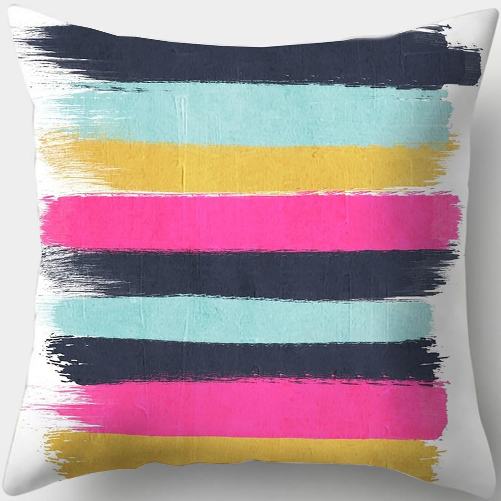 Персонализированная подушка для сна, наволочка в стиле масляной живописи, квадратная подушка для дивана, подушка для эркера в спальне, офис