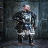 ARMOR Blackened Steel Dwarven Full Set Cuirass-Chest Back, Pair of Bracers, Pair of Leg Greaves, Corset, Dwarf Armor, Cosplay Armor