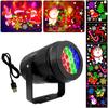 Christmas Projector USB Power LED Fairy Light Indoor 16 Pattern Dynamic Projection Night Lamp for Bedroom Room Party Xmas Decor
