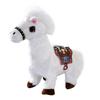 Electric Plush Horse Toy Kids Walking Movable Tail Interactive Horse Plushie Toy Toddlers Boys Girls Educational Simulation Stuffed Animal Toy