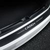 Carbon Fiber Car Threshold Sticker Door Pedal Strips for Volkswagen VW Caddy Rear Trunk Sill Bumper Anti Scratch Guard Decals zs9