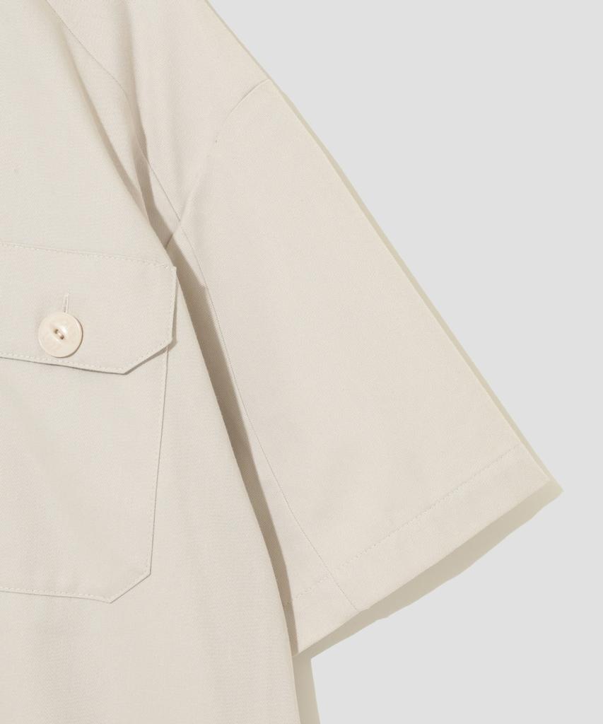 DICKIES X Undercover Short Sleeve Work Shirt Stone
