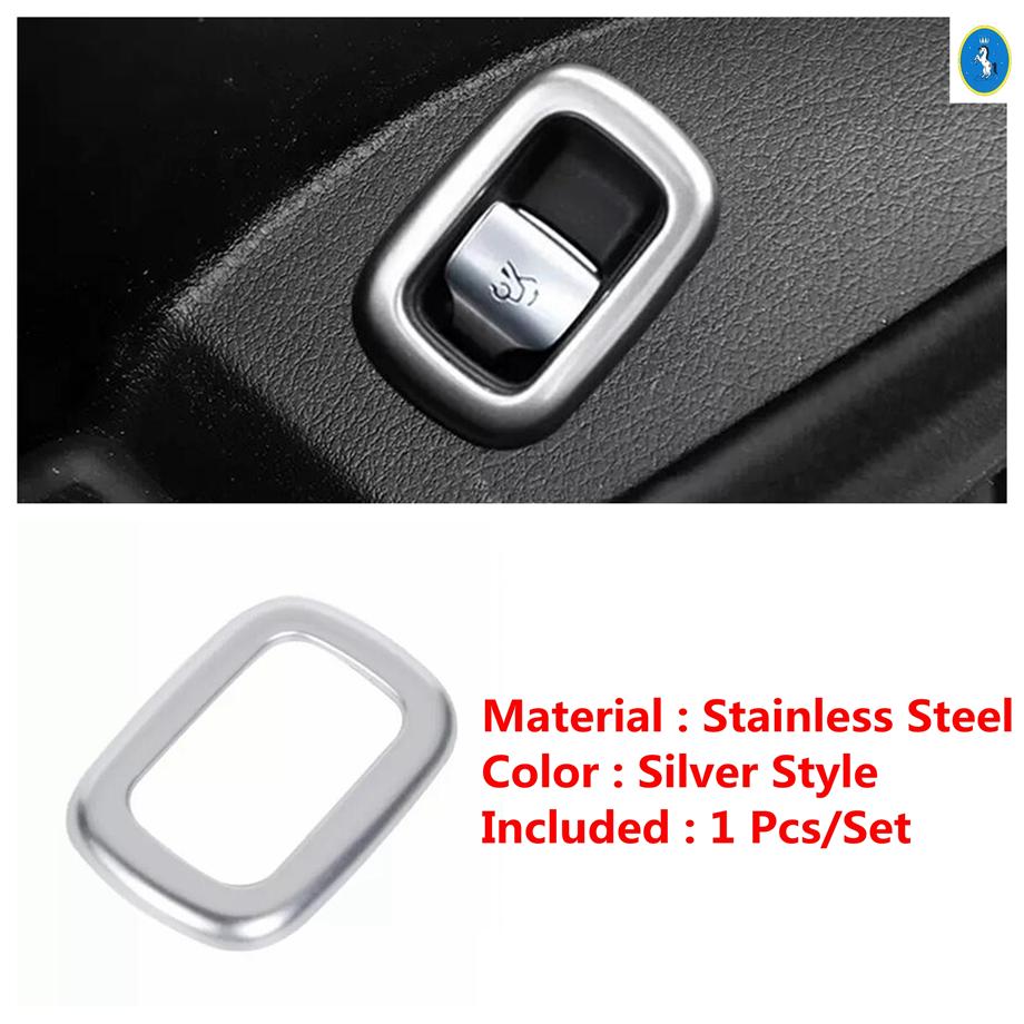Shiny Style/Black Style Rear Trunk Door Control Button Cover Trim Fit For Mercedes-Benz C class W206 -2025 Car Accessories