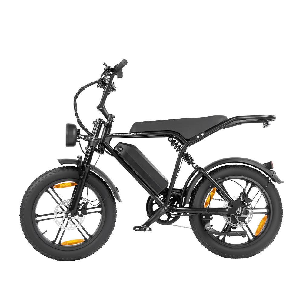 Elekwheels E6 3.0 20"Fat-Tire Electric Bike for Adults: 250W motor,7-speede,48V 15Ah battery,hydraulic disc brakes,front and rear suspension.