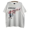 Weezer Dance Party Tour Ретро Белая Унисекс Футболка Репринт S-5XL KH15759 Унисекс Футболка
