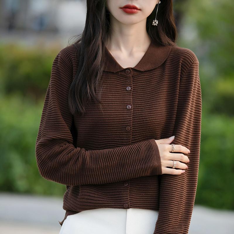 Женский легкий кардиган из 50% шерсти и 50% шелка Mulberry — универсальный трикотаж на все 4 сезона для комфорта и стиля в любое время года